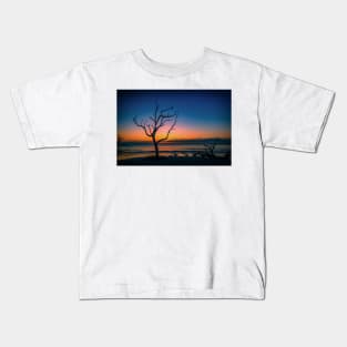 Driftwood Beach Jekyll Island Georgia Kids T-Shirt